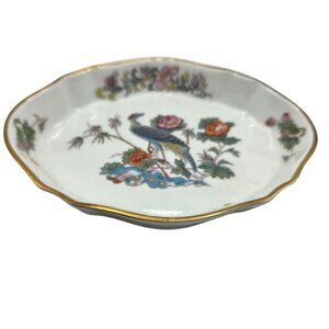 Wedgwood Kutani Crane Bone China Oval Trinket Dish